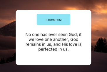 1 John 4:12