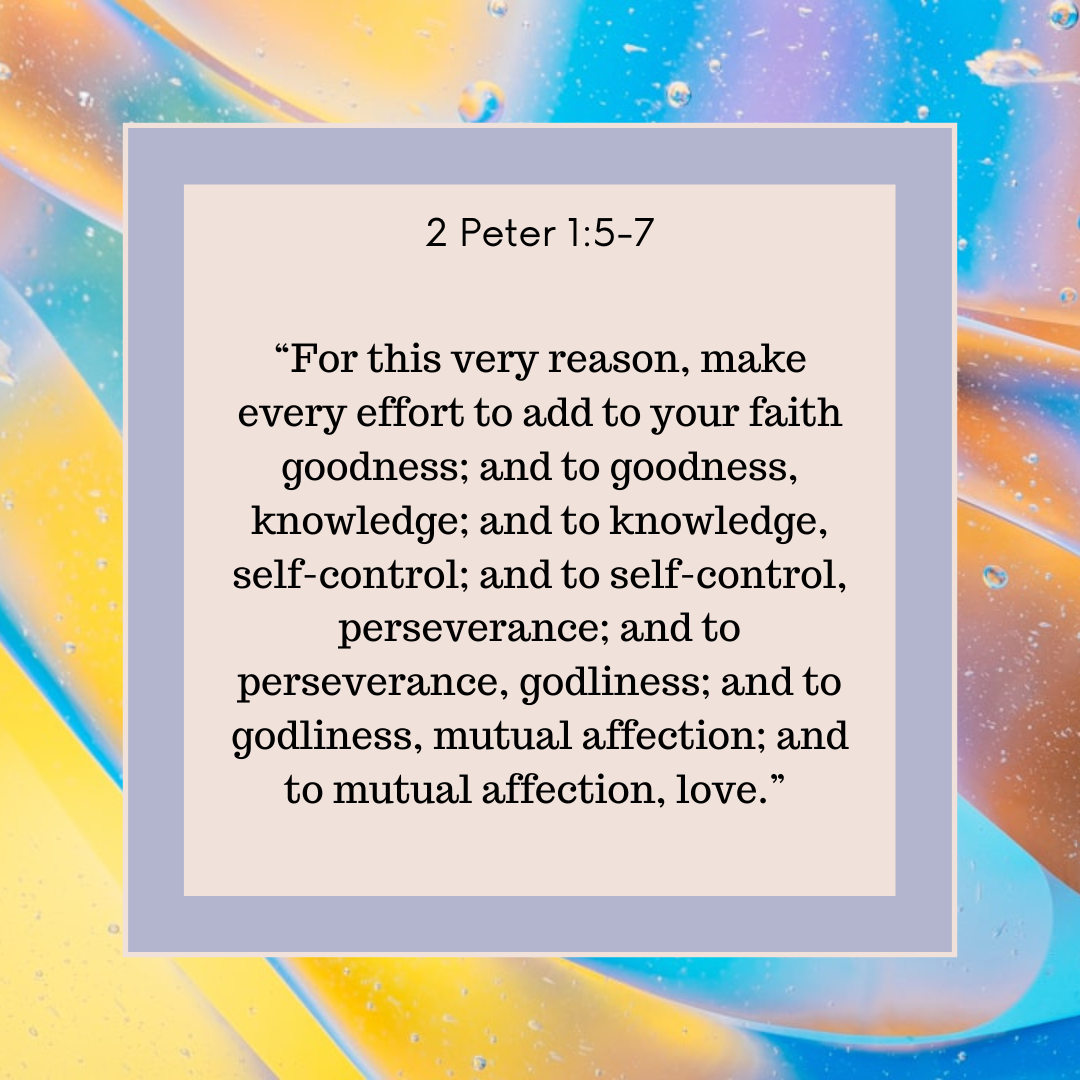 2 Peter 1:5-7