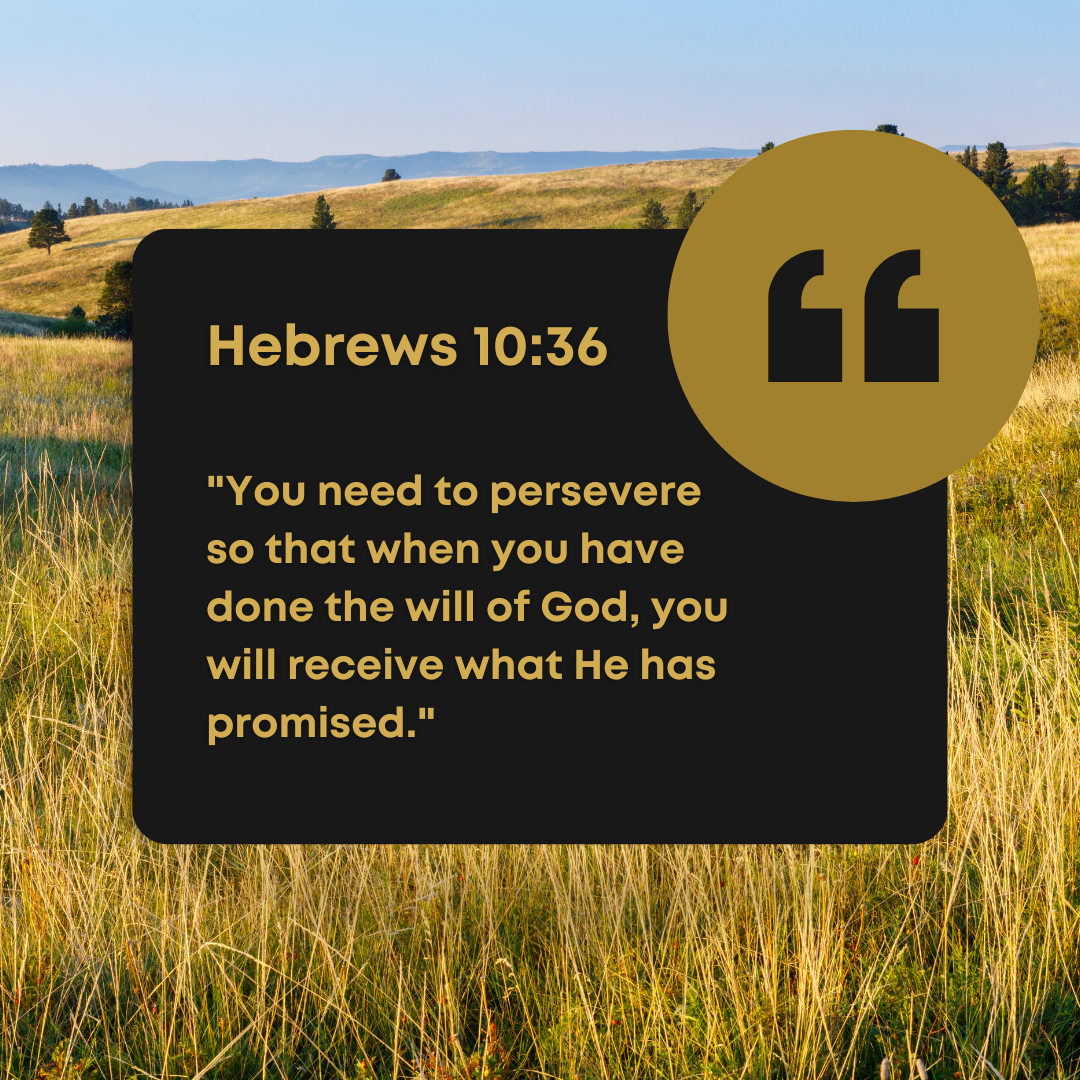 Hebrews 10:36