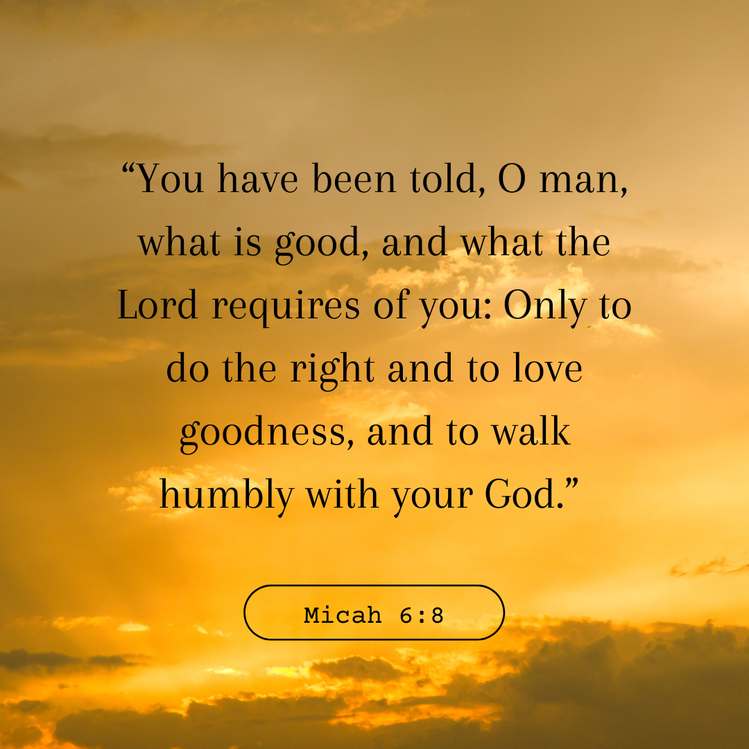Micah 6:8