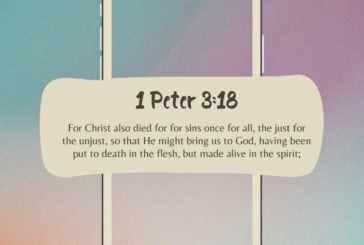 1 Peter 3:18