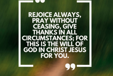 1 Thessalonians  5:16-18