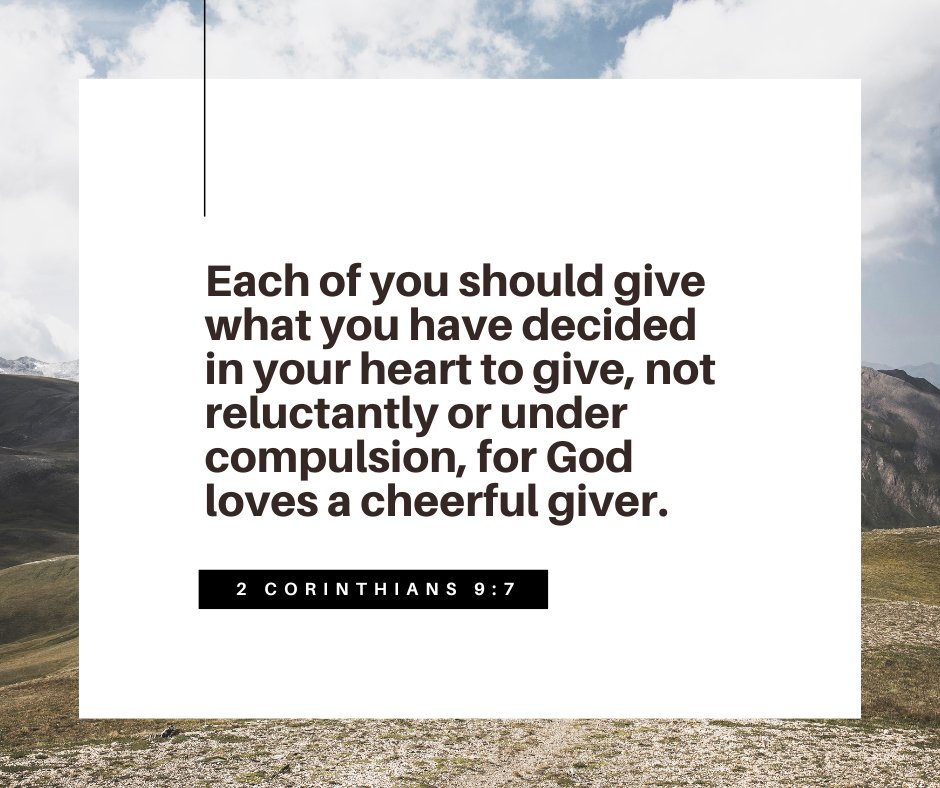 2 Corinthians 9:7