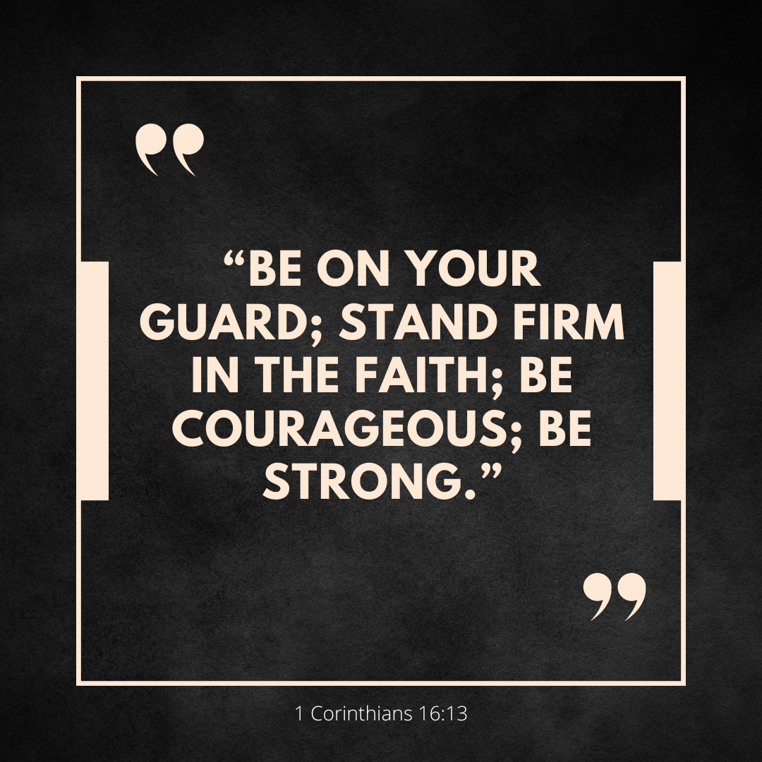 1 Corinthians 16:13