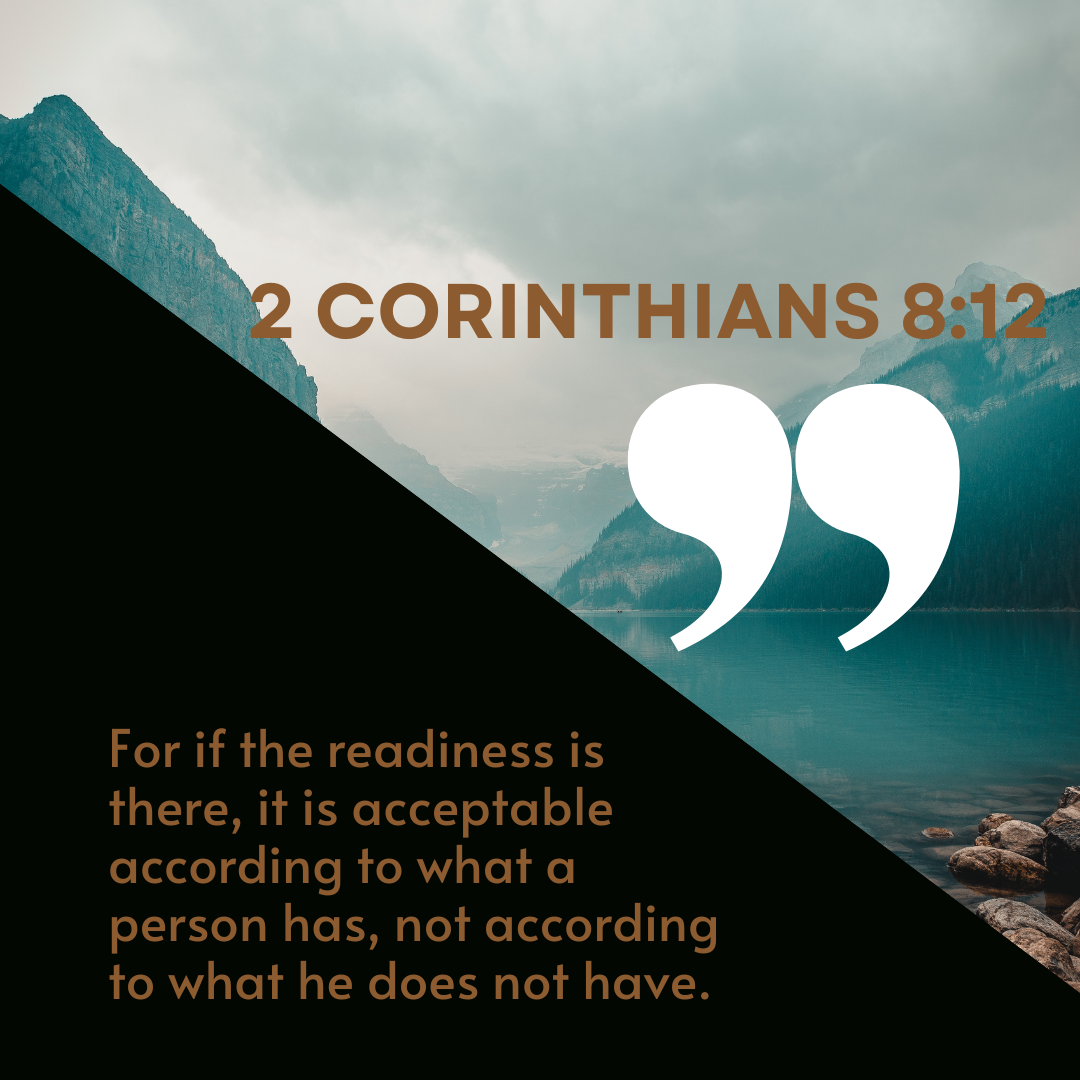 2 Corinthians 8:12
