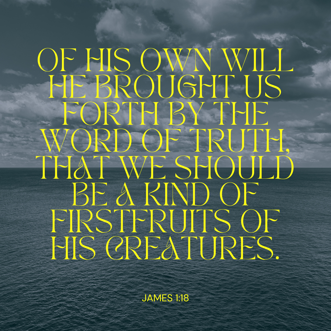 James 1:18