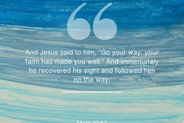 Mark 10:52