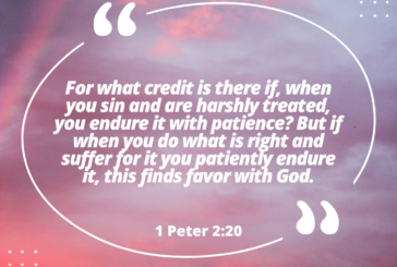 1 Peter  2:20