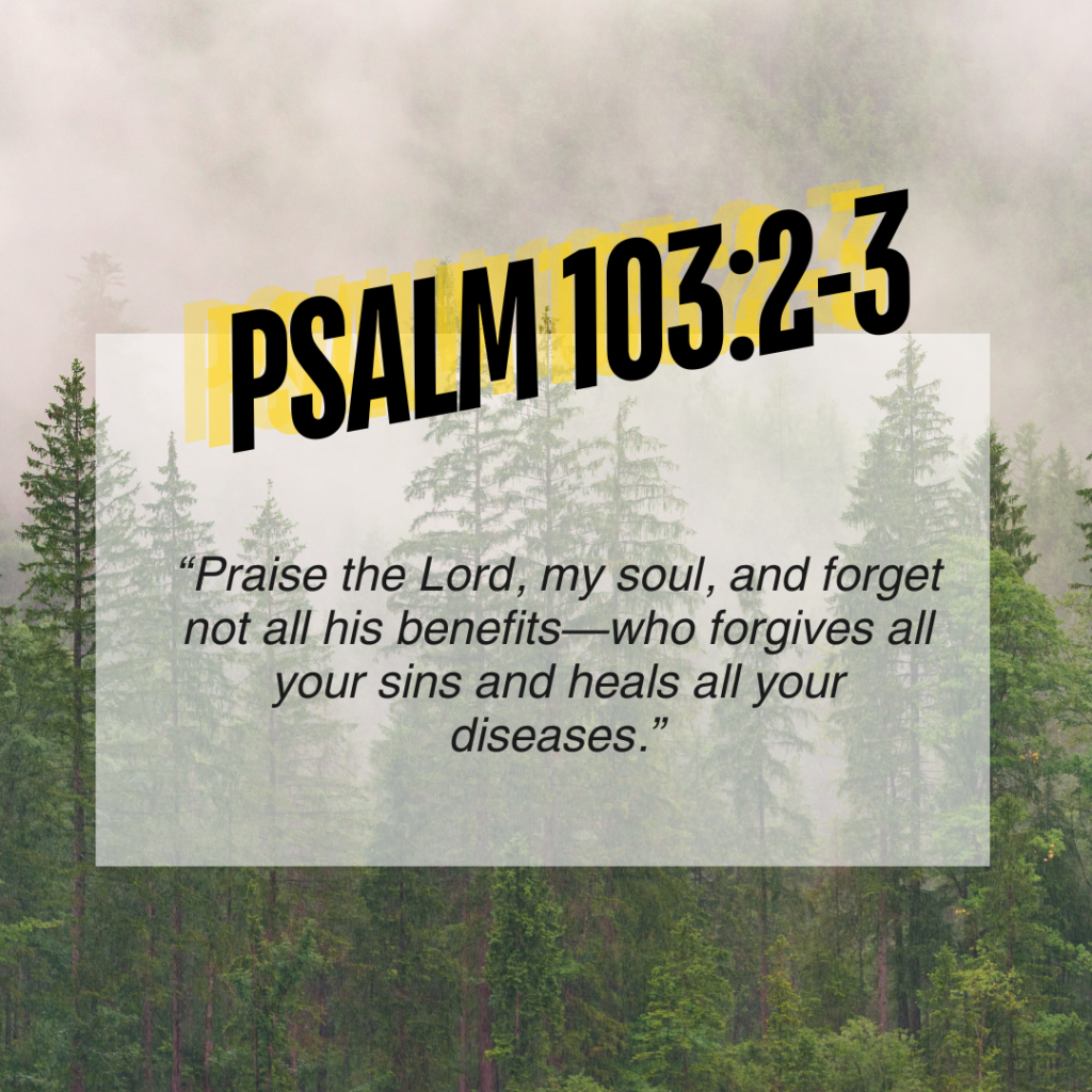Psalm 103:2-3