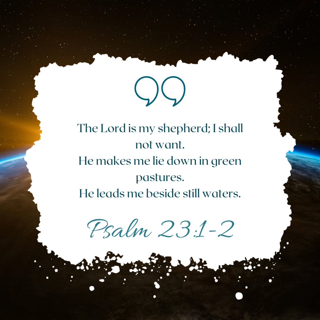 Psalm 23:1-2