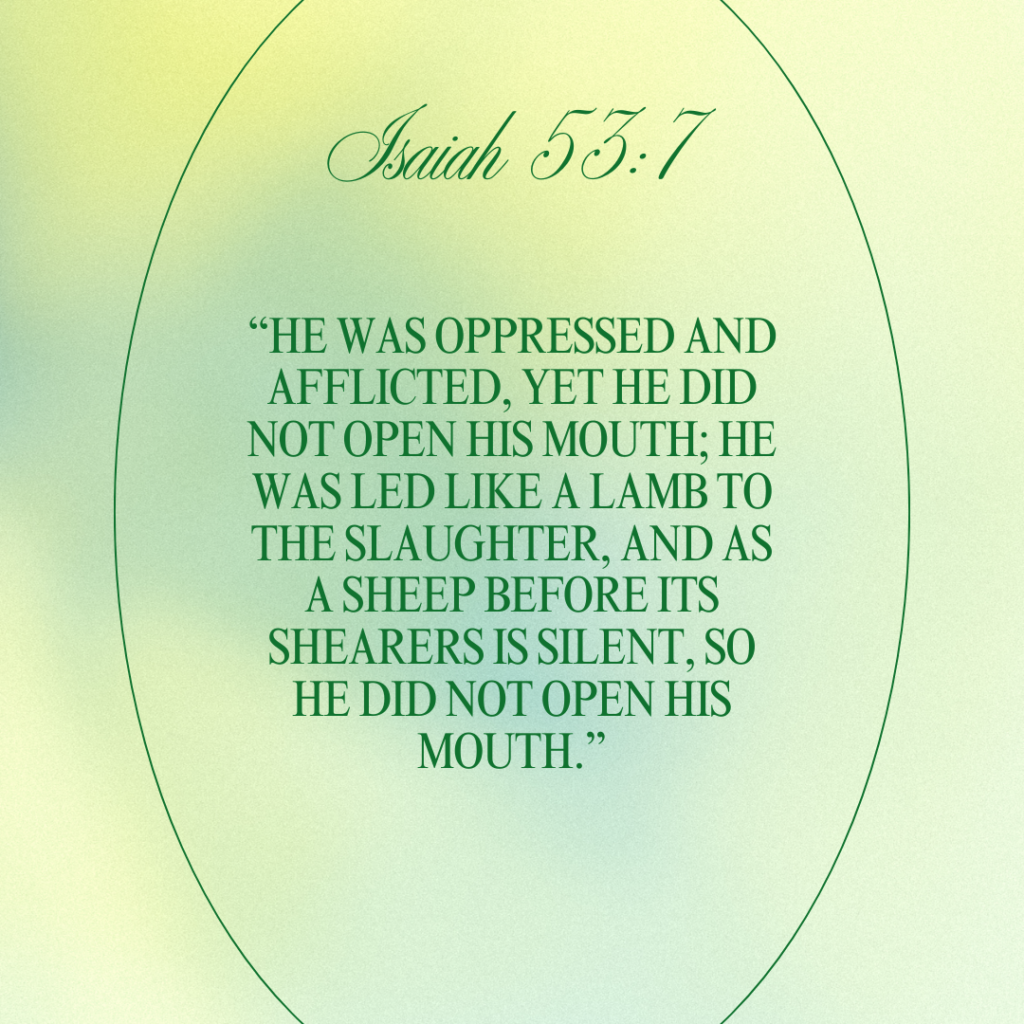 Isaiah 53:7