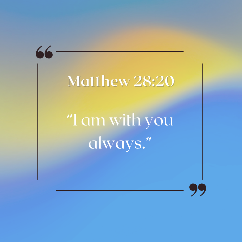 Matthew 28:20