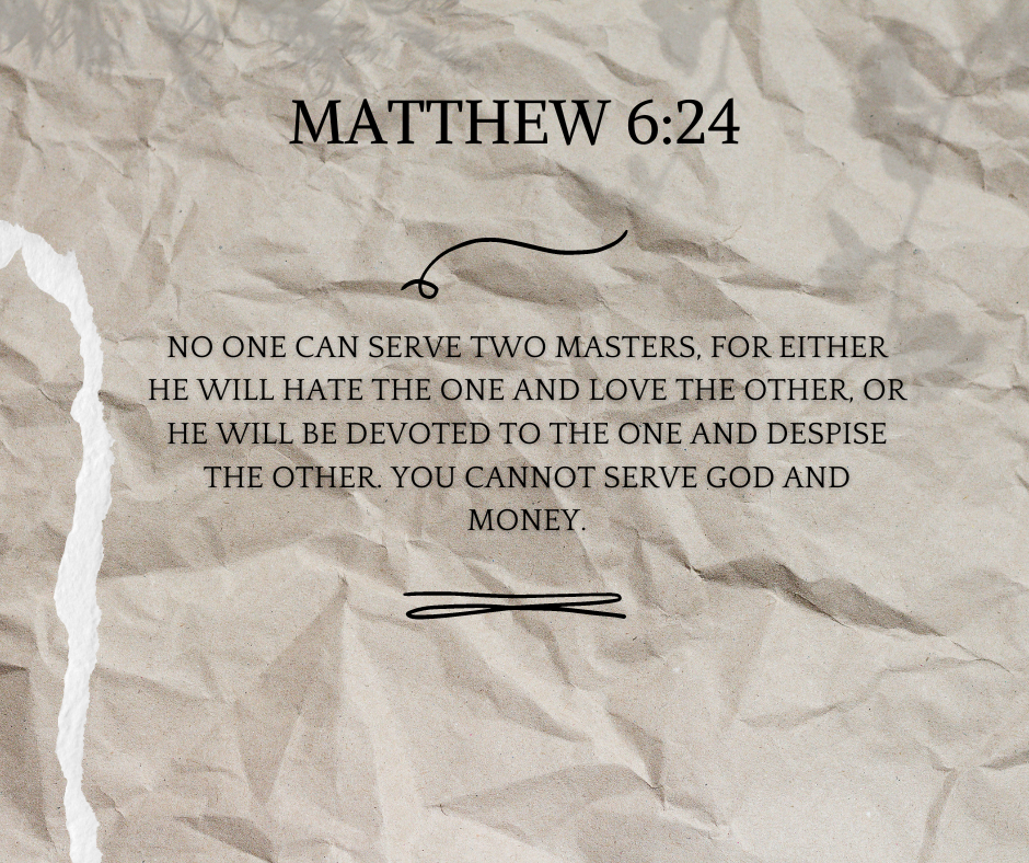 Matthew 6:24