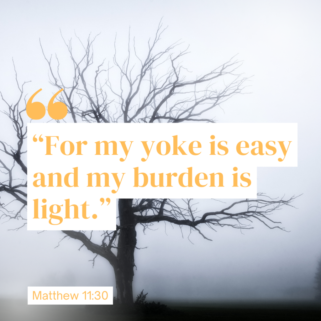 Matthew 11:30