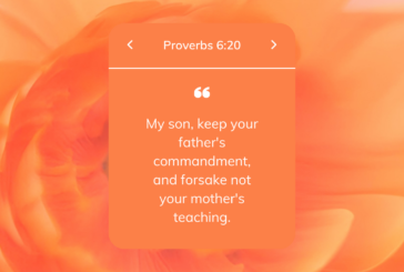 Proverbs 6:20