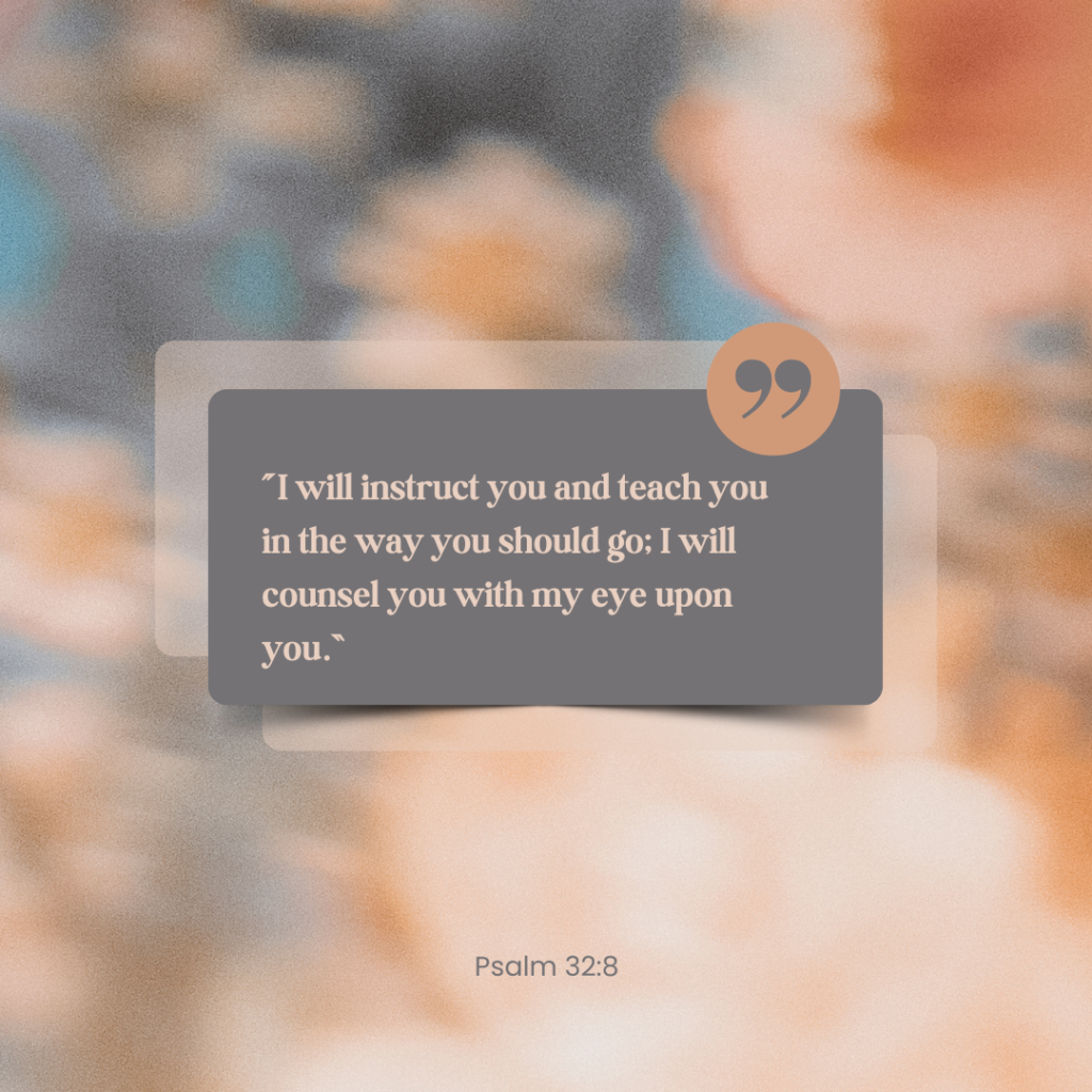 Psalm 32:8