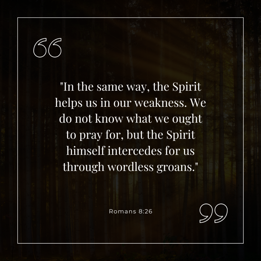 Romans 8:26