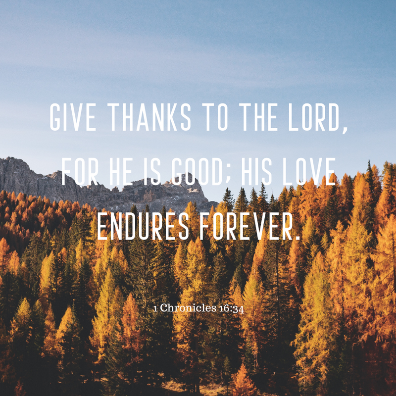 1 Chronicles 16:34