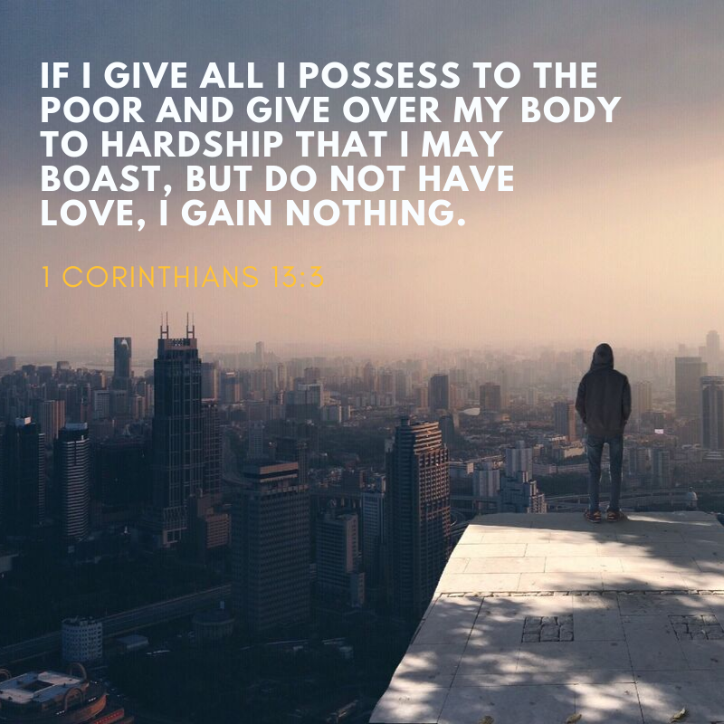 1 Corinthians 13:3