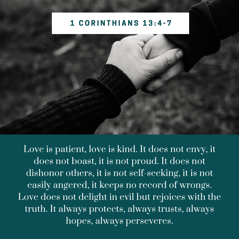 1 Corinthians 13:4-7