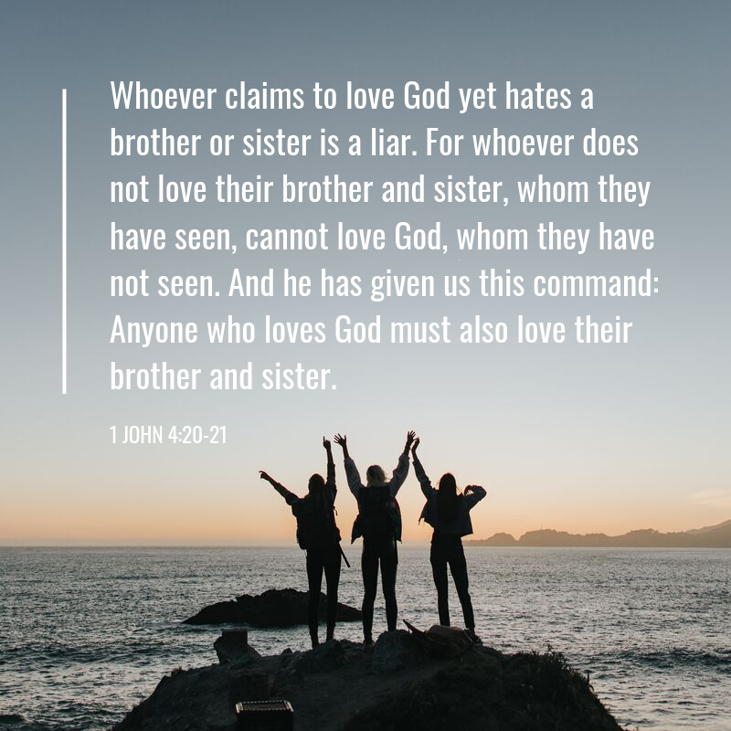 1 John 4:20-21