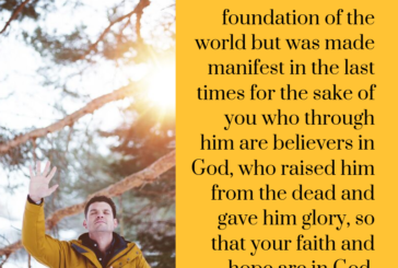 1 Peter 1:20-21