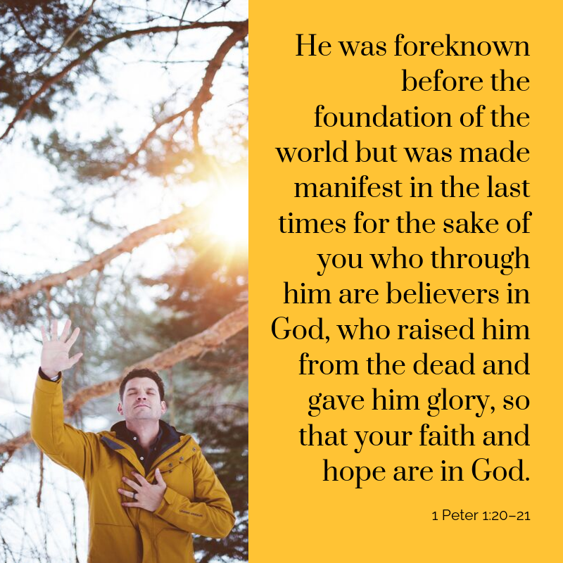 1 Peter 1:20-21