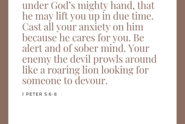 1 Peter 5:6-8