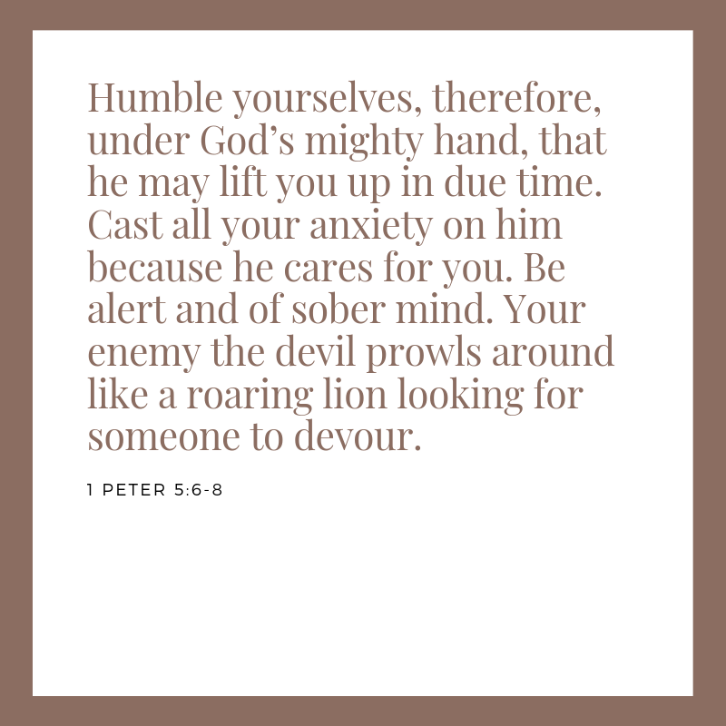 1 Peter 5:6-8