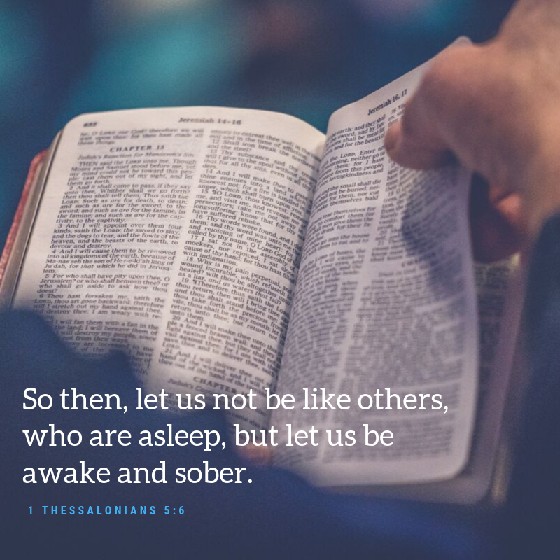 1 Thessalonians 5:6