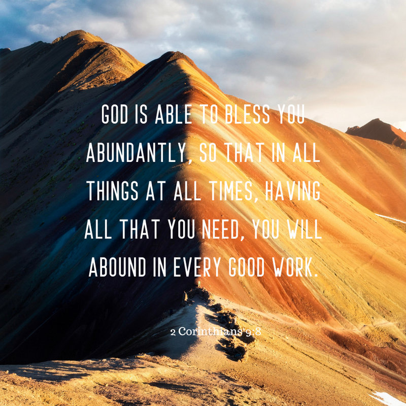 2 Corinthians 9:8