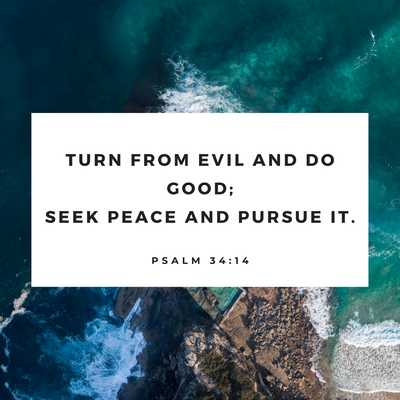 Psalm 34:14