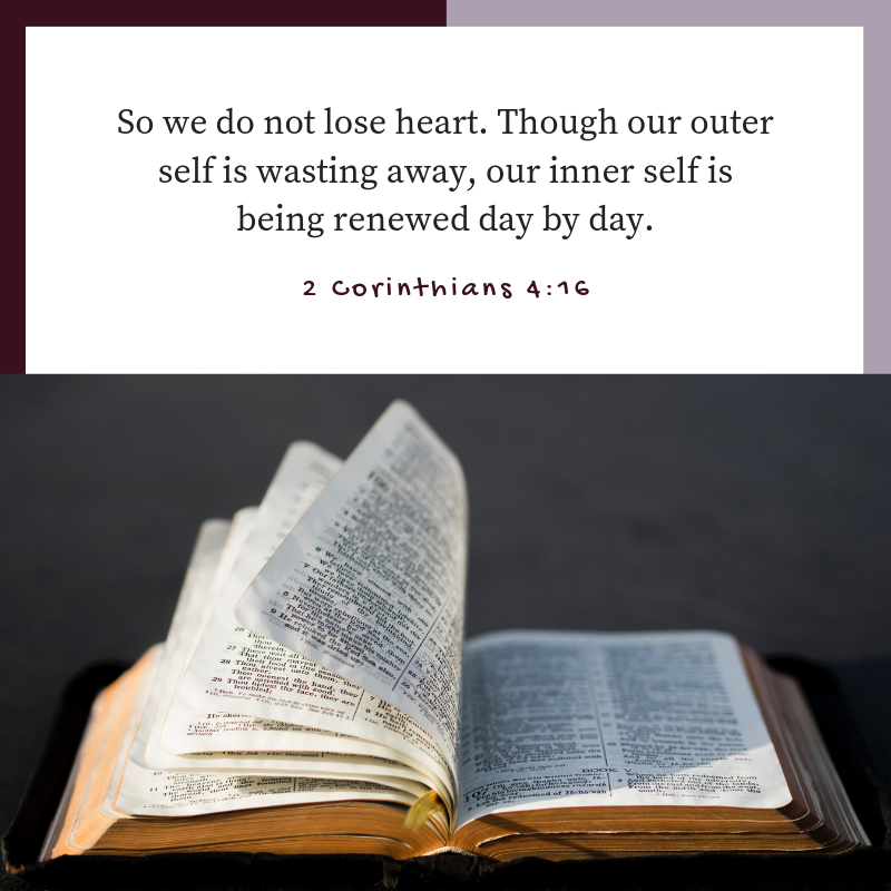 2 Corinthians 4:16