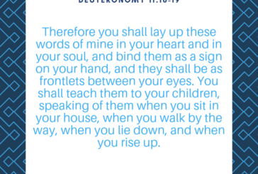 Deuteronomy 11:18-19