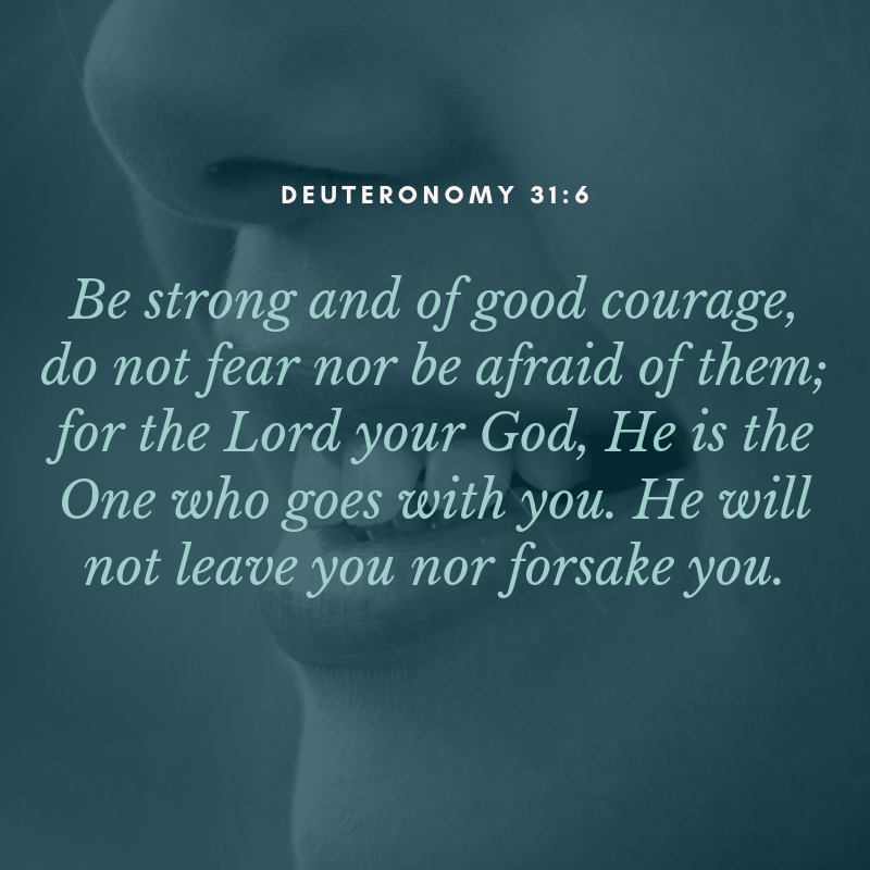 Deuteronomy 31:6