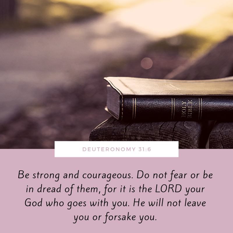 Deuteronomy 31:6