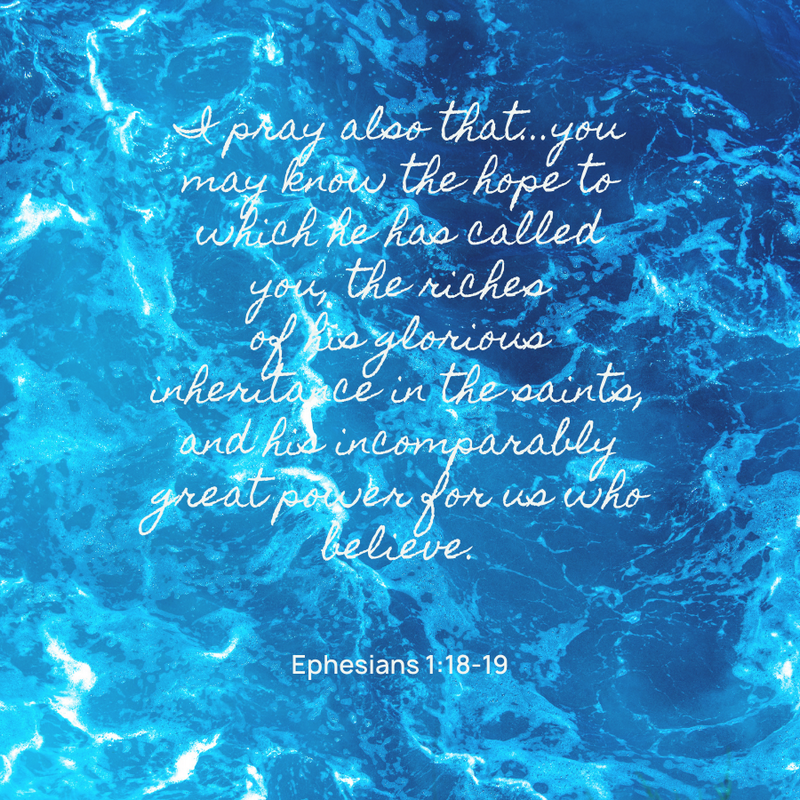Ephesians 1:18-19