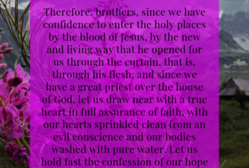 Hebrews 10:19-23