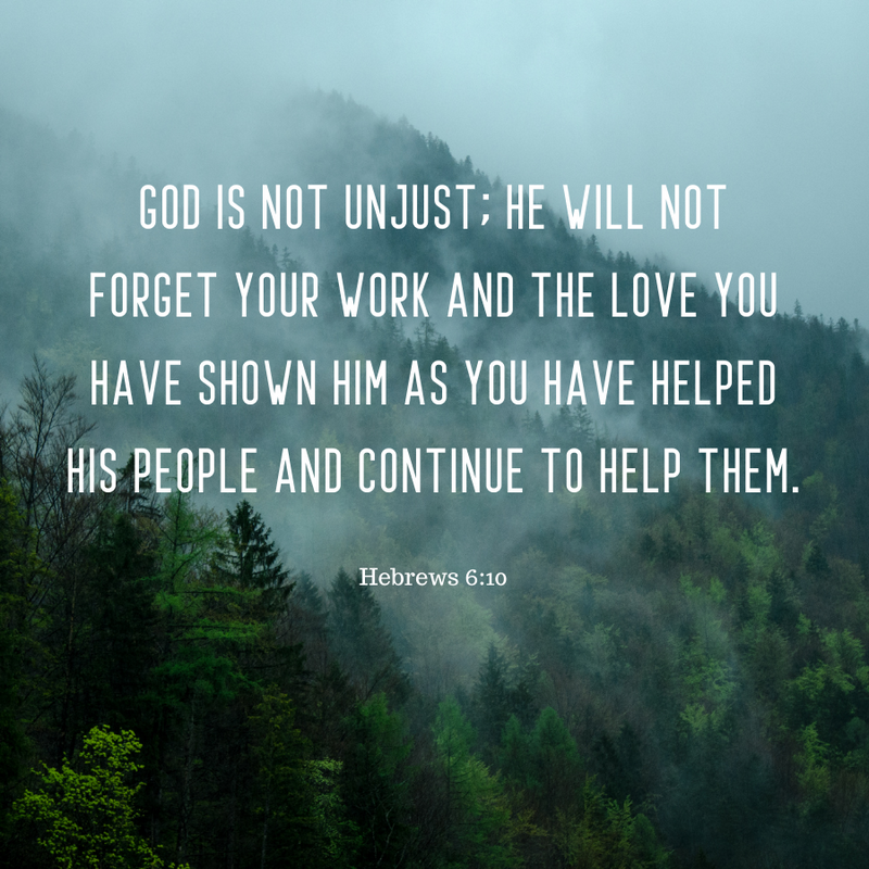 Hebrews 6:10