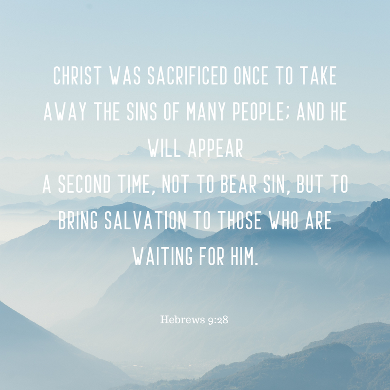 Hebrews 9:28