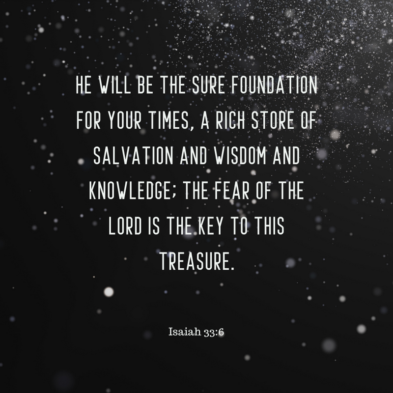 Isaiah 33:6