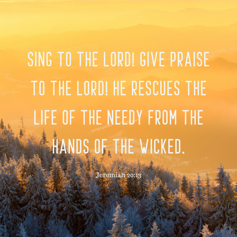 Jeremiah 20:13