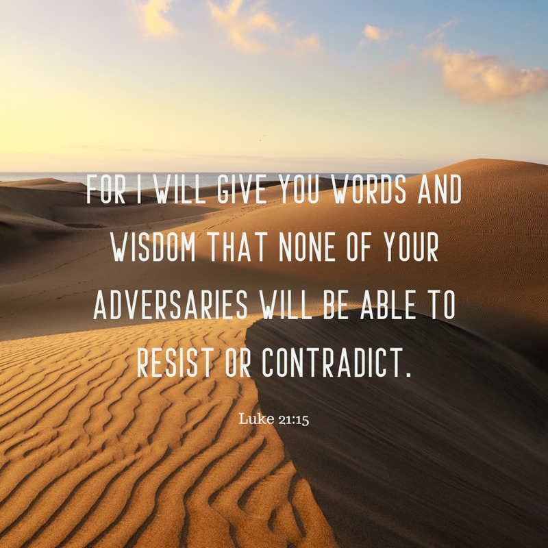 Luke 21:15