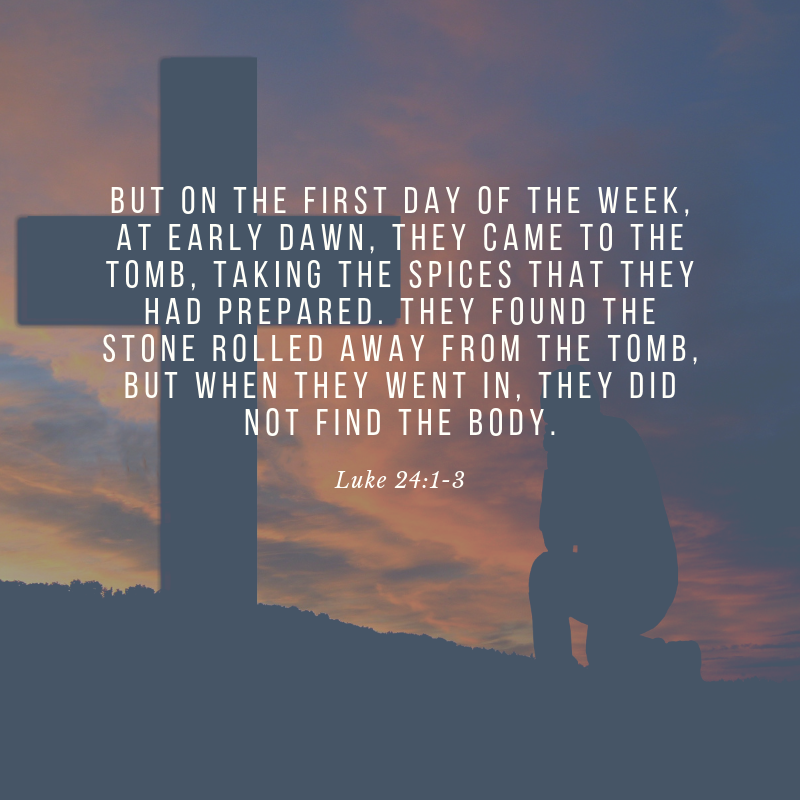 Luke 24:1-3