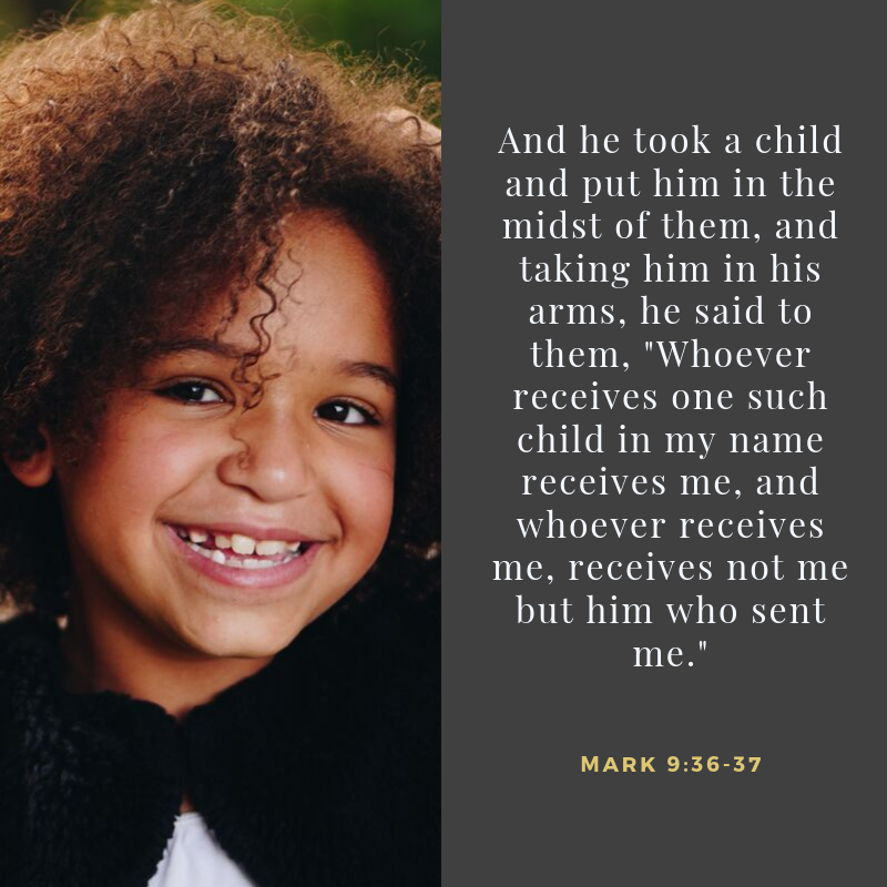 Mark 9:36-37
