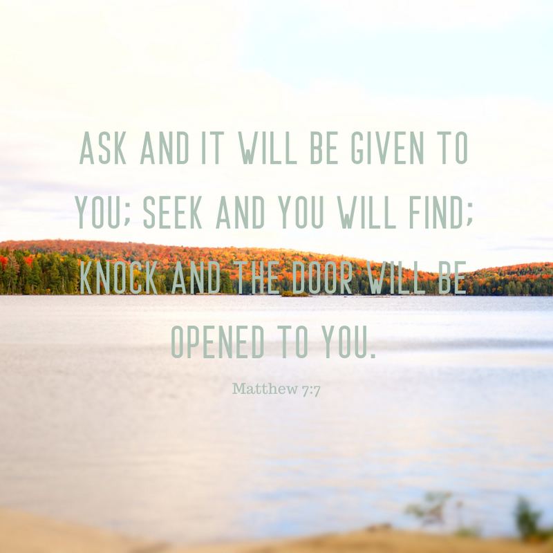 Matthew 7:7