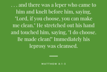 Matthew 8:1-3