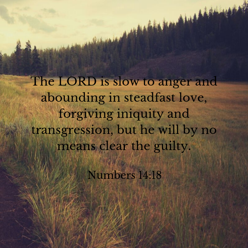 Numbers 14:18