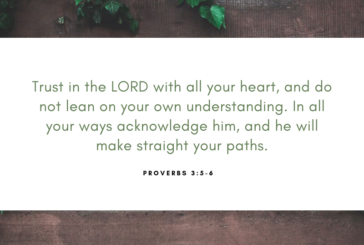 Proverbs 3:5-6