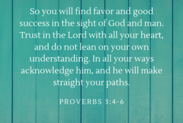 Proverbs 3:4-6